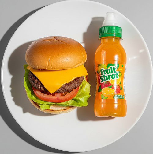 55- Kids Veg Burger Meal 